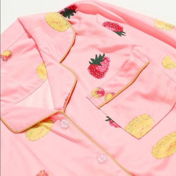 New Pink Pajama Set - Picture 3 of 5